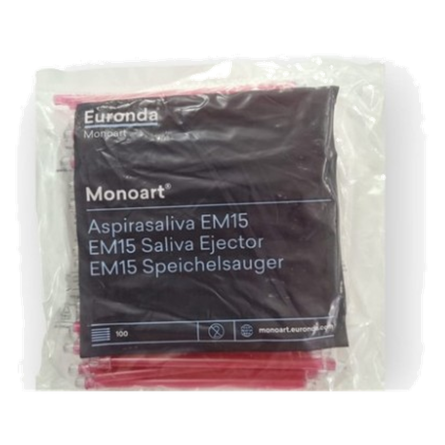 Monoart Aspirasaliva EM15 — Eyector de saliva desechable