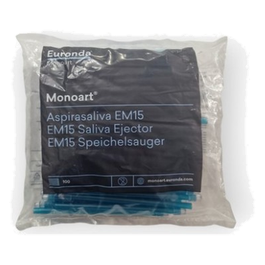 Monoart Aspirasaliva EM15 — Eyector de saliva desechable
