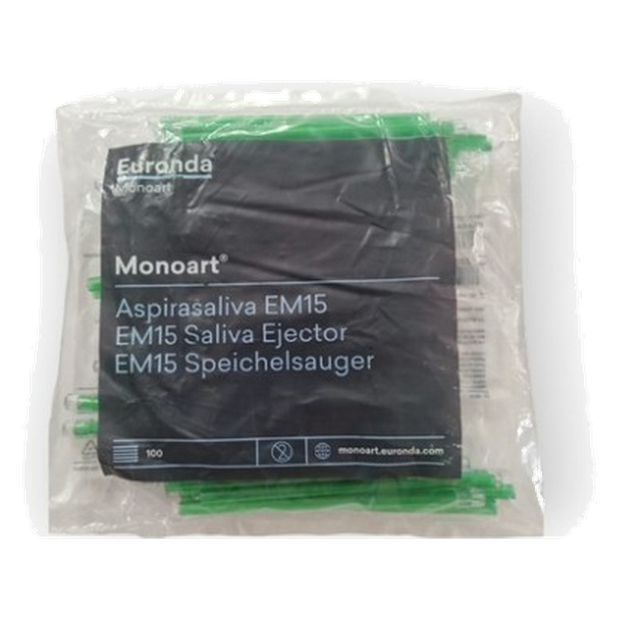 Monoart Aspirasaliva EM15 — Eyector de saliva desechable