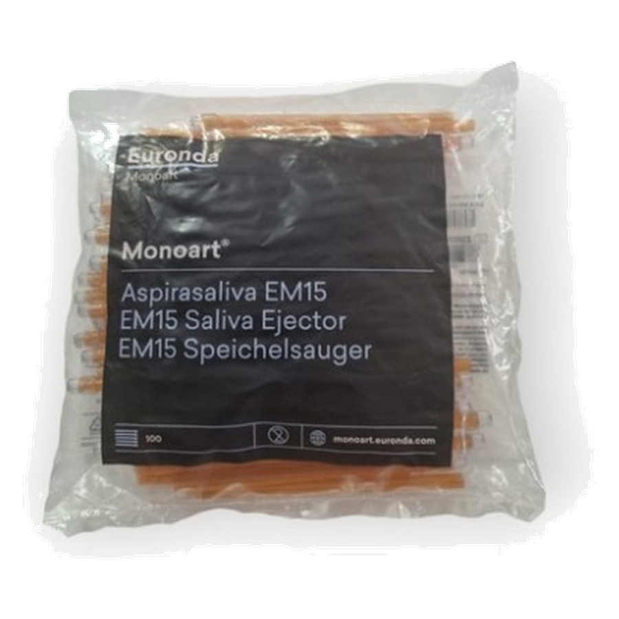 Monoart Aspirasaliva EM15 — Eyector de saliva desechable